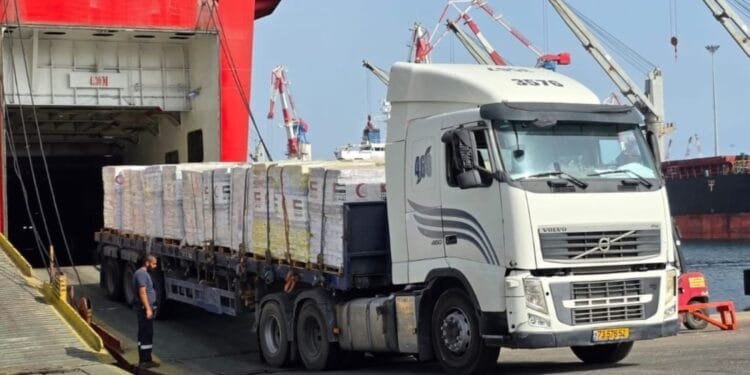 UAE’s 2,500 tonnes of humanitarian aid on the way to Gaza